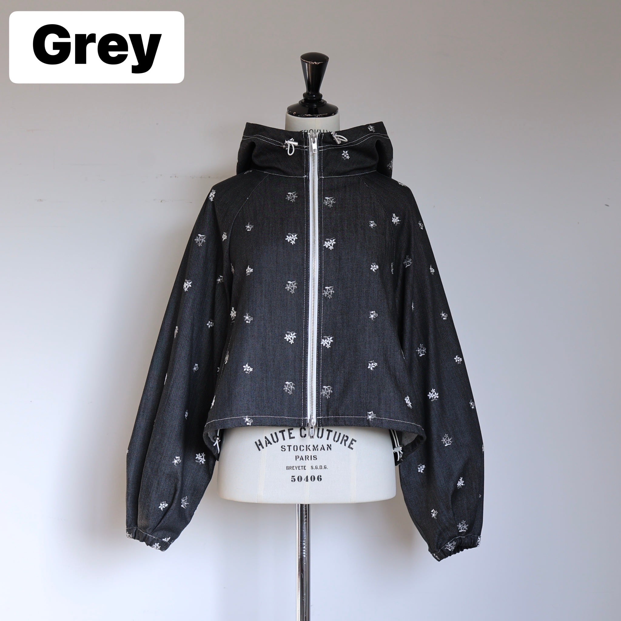 Gypsohila Jaquard Blouson ジャガードブルゾン Jacquard Blouson Black | gypsohila