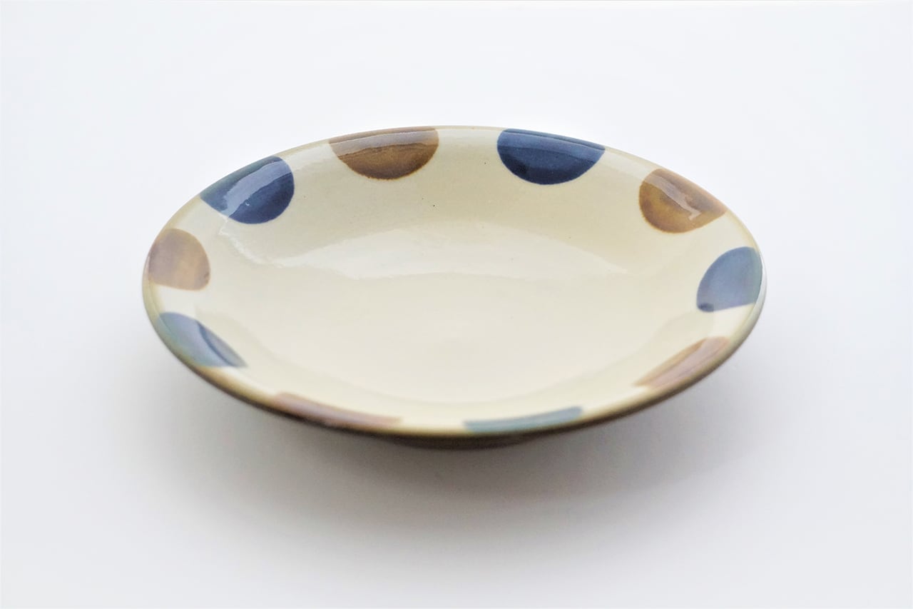 7寸皿 ドット(ゴスアメ)