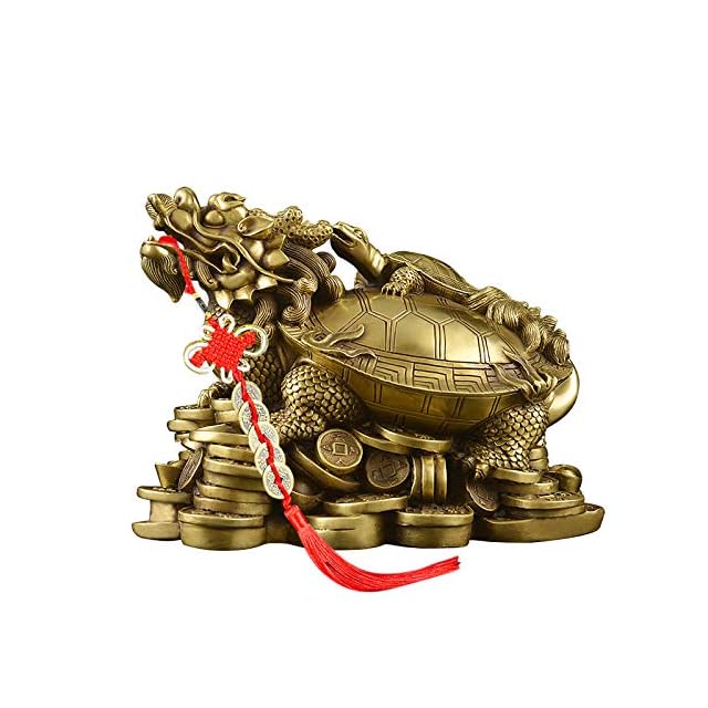水晶龍亀彫り置物 縁起物 魔除け 鎮宅 金運up 運気上昇 | PAY ID