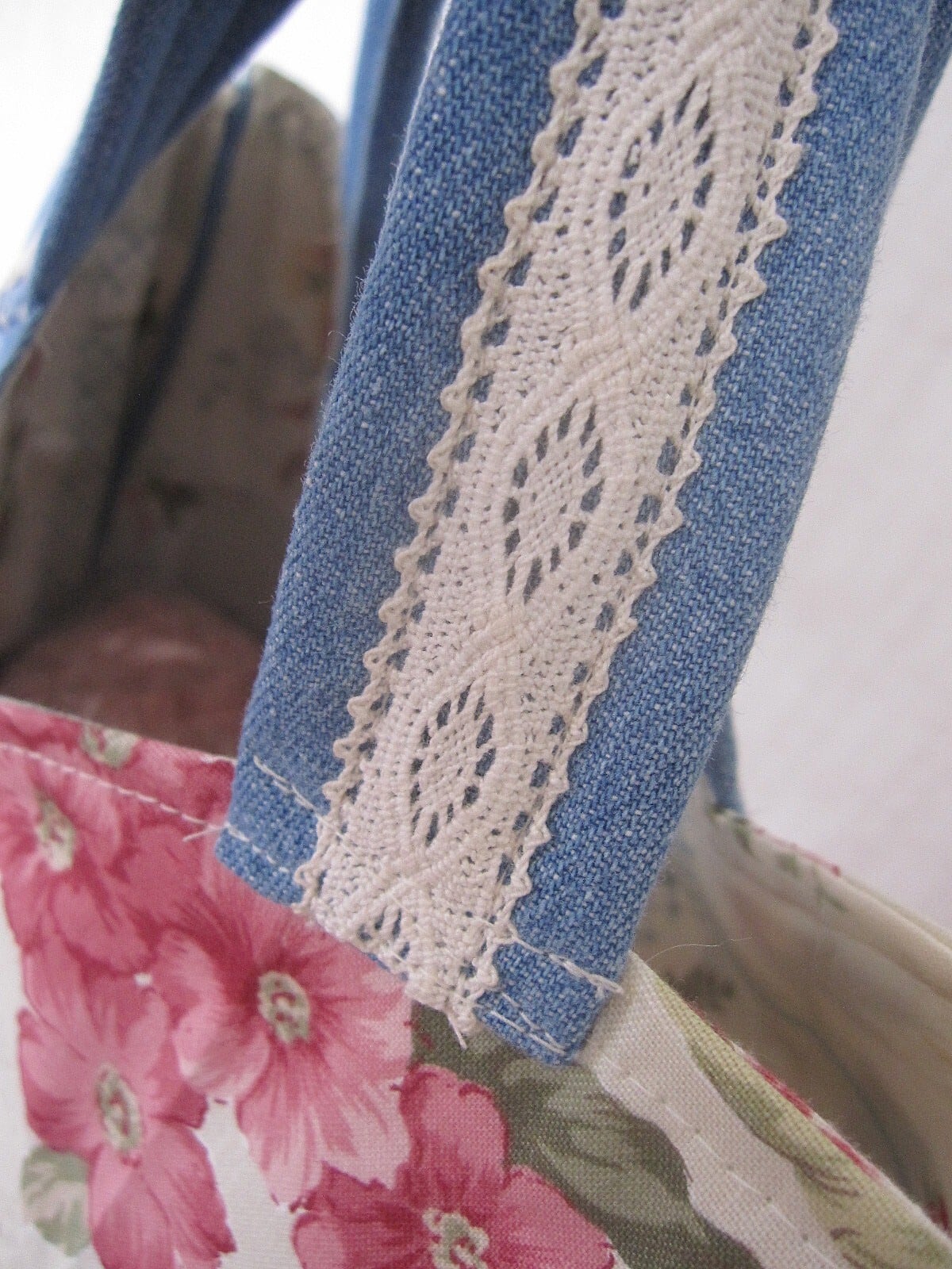 デニムリメイク完成品☆チューリップバッグA | アトリエROSE