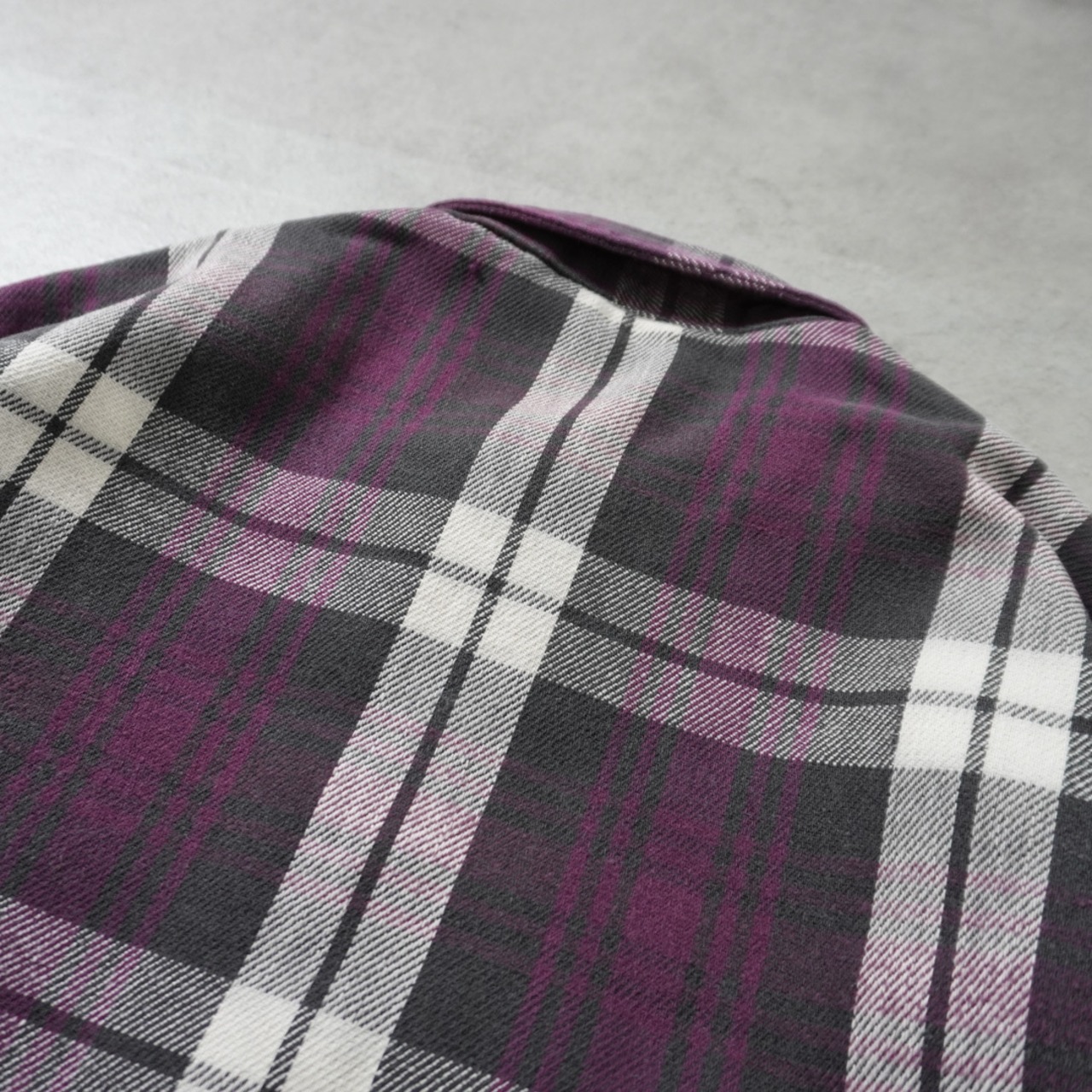 80s FIVE BROTHER Flannel Shirt Quilting Lining "made in USA" 2XL 古着 - 8