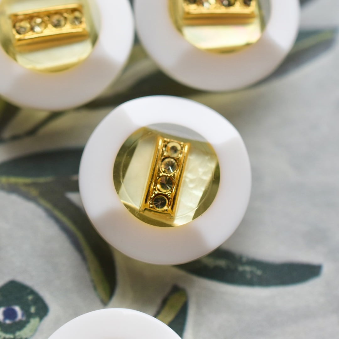 スクエアシェル×ホワイトリング 18㎜