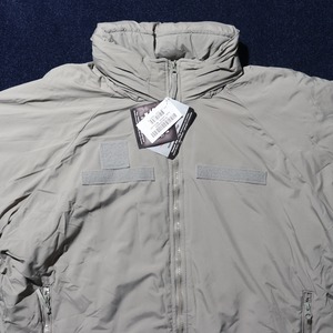 Deadstock L-R 07年 ECWCS Level7 米軍実物 プリマロフト ダウンジャケット グレー primaloft