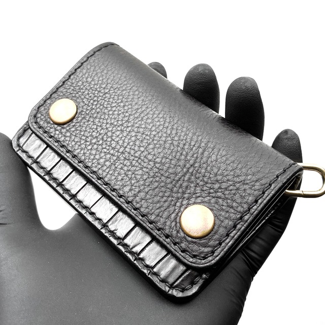 mini Trucker Wallet (Nebraska×Porosus)