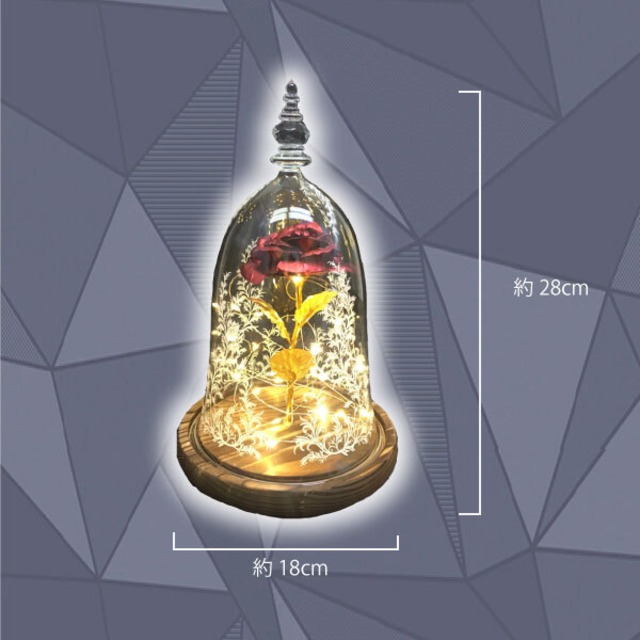 送料無料 魔法の薔薇のライト Beast And The Beauty Light ローズドーム ガラスドーム 美女 ガラス製 Led 光る 部屋 デコレーション インテリア 魔法のバラ ウエディング 野獣 プレゼント Coccinelleshop かわいいベビー キッズウェア 子供服の通販