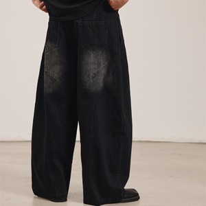 アークフロー・ワイドデニムパンツ N3602