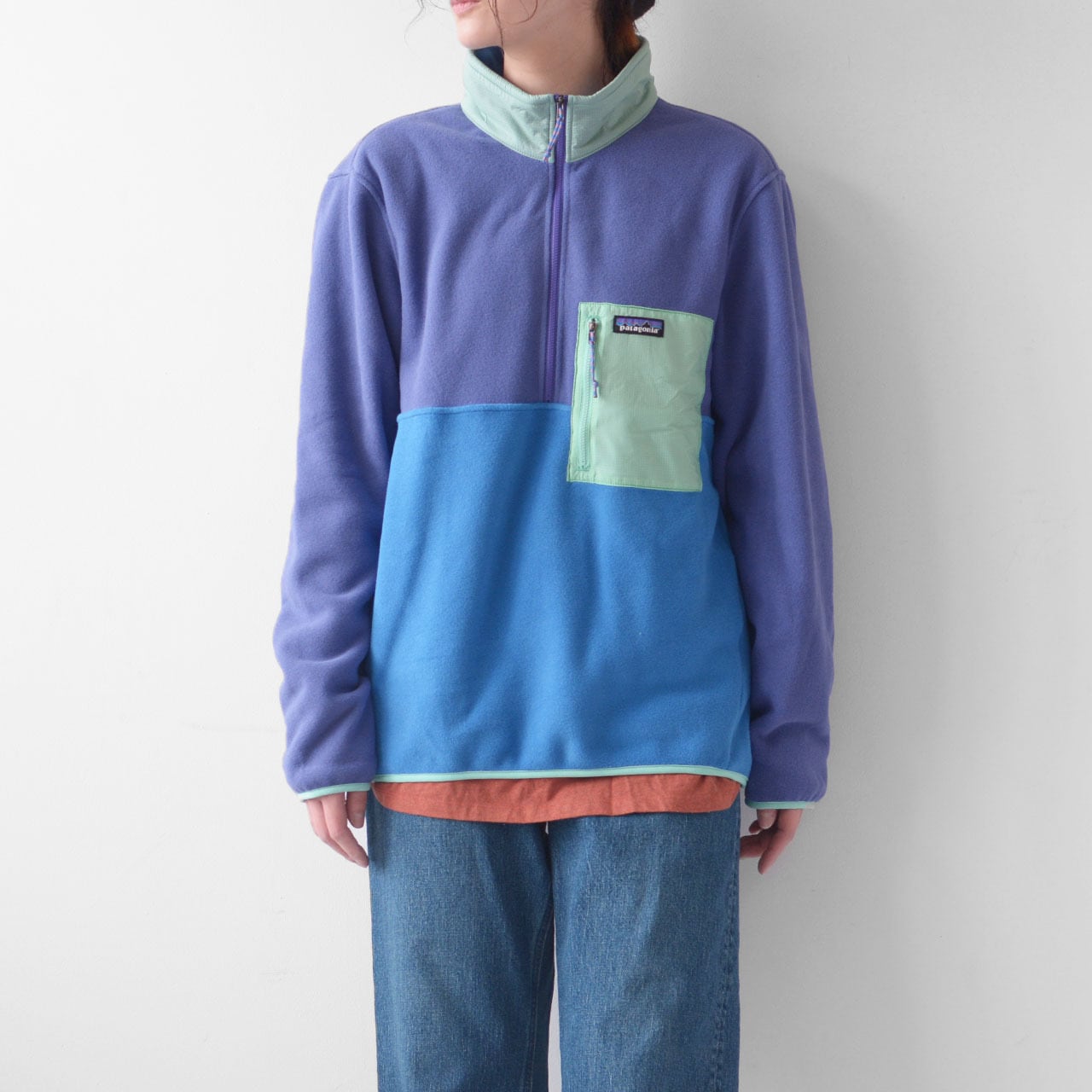 パタゴニア メンズ・マイクロディニ・1/2ジップ・プルオーバー size S