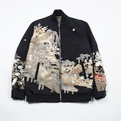 【BJK-M0024】Lsize再構築リバーシブル着物ボンバー KIMONO REVERSIBLE BOMBER JACKET