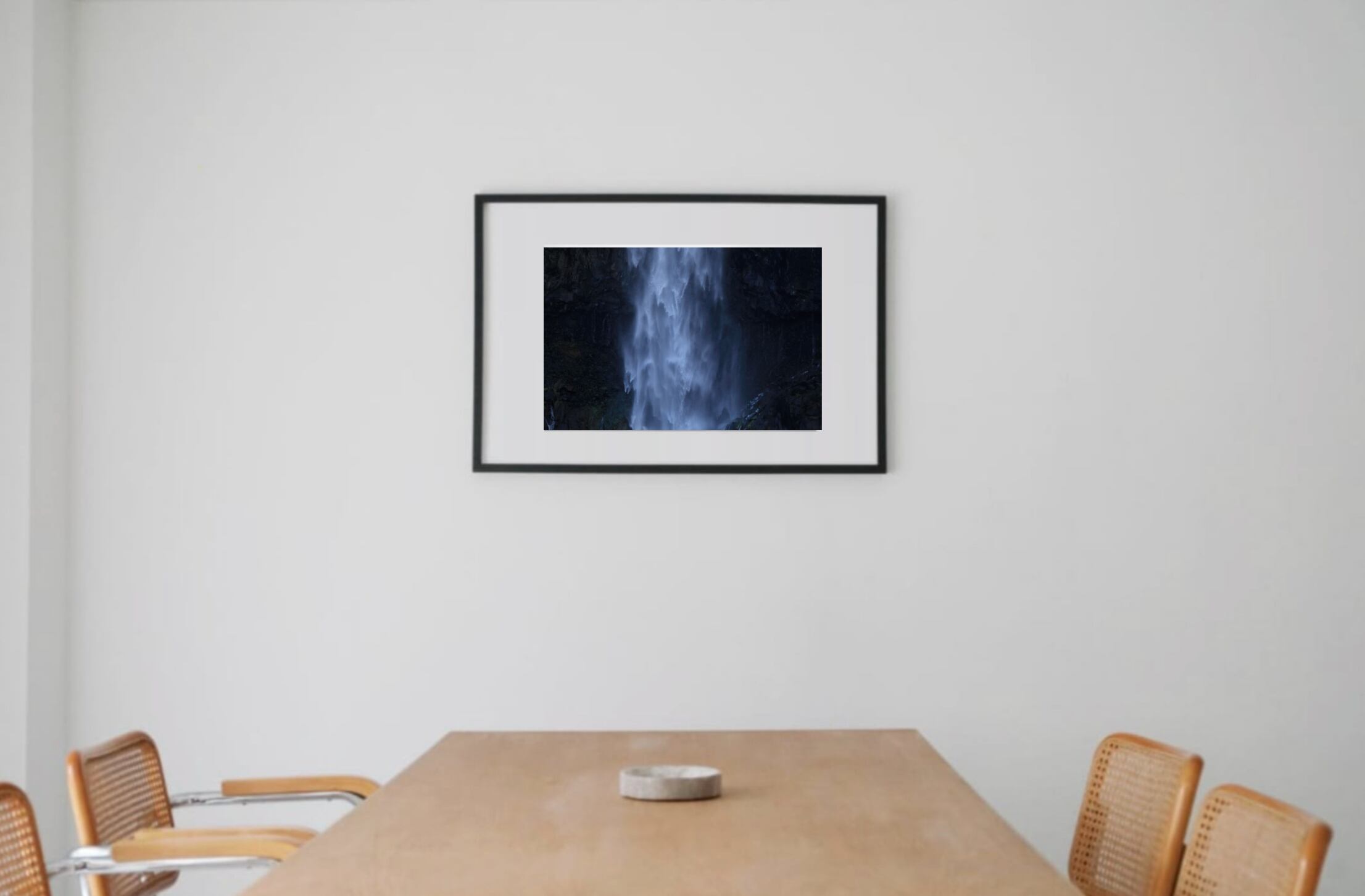 Cascade #1 black wooden frame 63cm×93cm付き ( LL )
