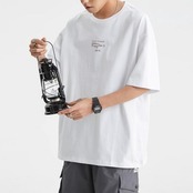 フィッシュフックプリントTシャツ A4171