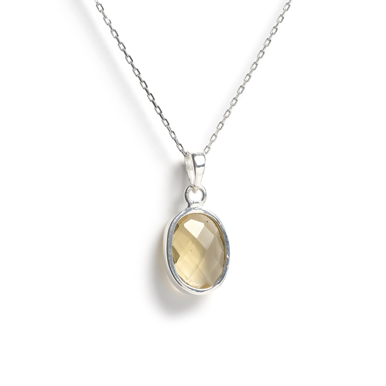 【MARKET】SINGLE STONE NECKLACE 0017