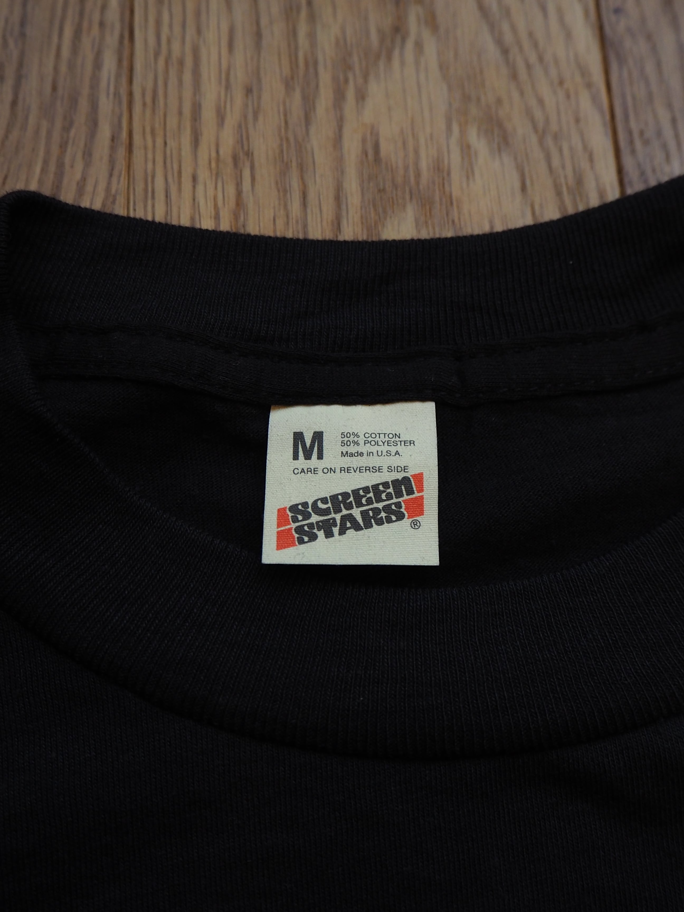 80's SCREEN STARS T-shirt made in USA Black / スクリーンスターズ T