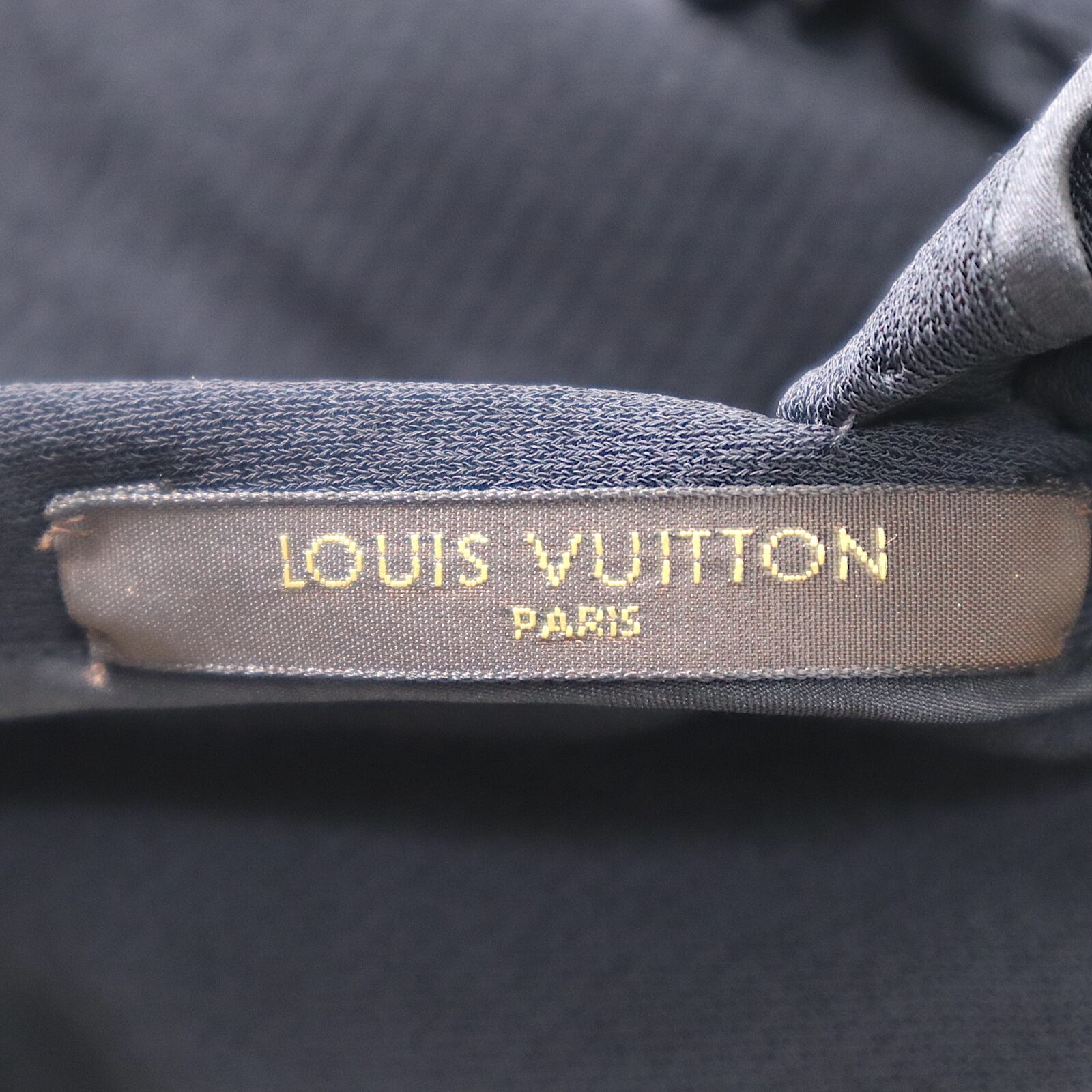 美品 ルイヴィトン Louis Vuitton シルク ワンショルダー ワンピース ...