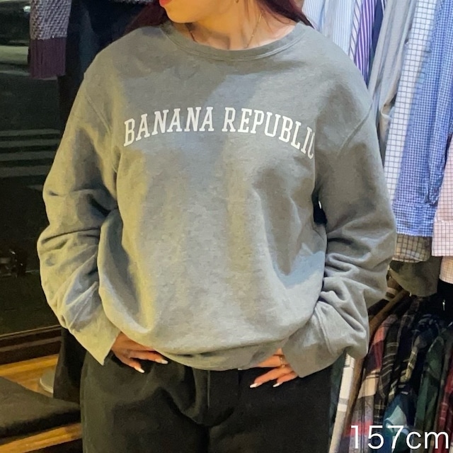 BANANA REPUBLIC   スウェット　M   プリント