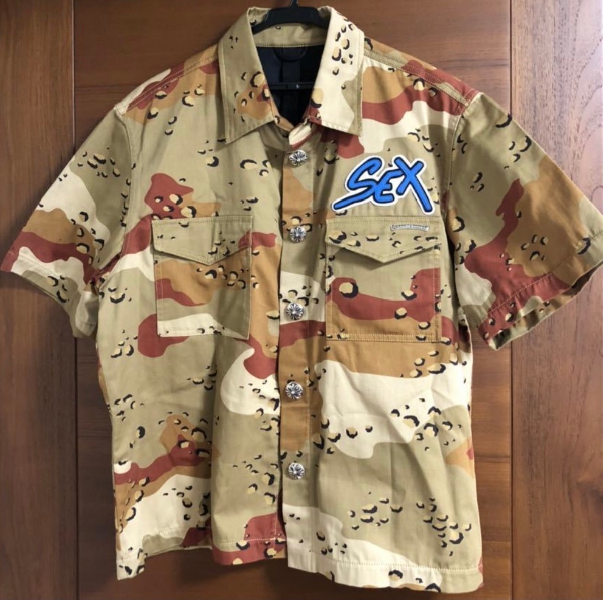 クロムハーツ sex records カモフラ シャツ CHROME HEARTS | chromehearts