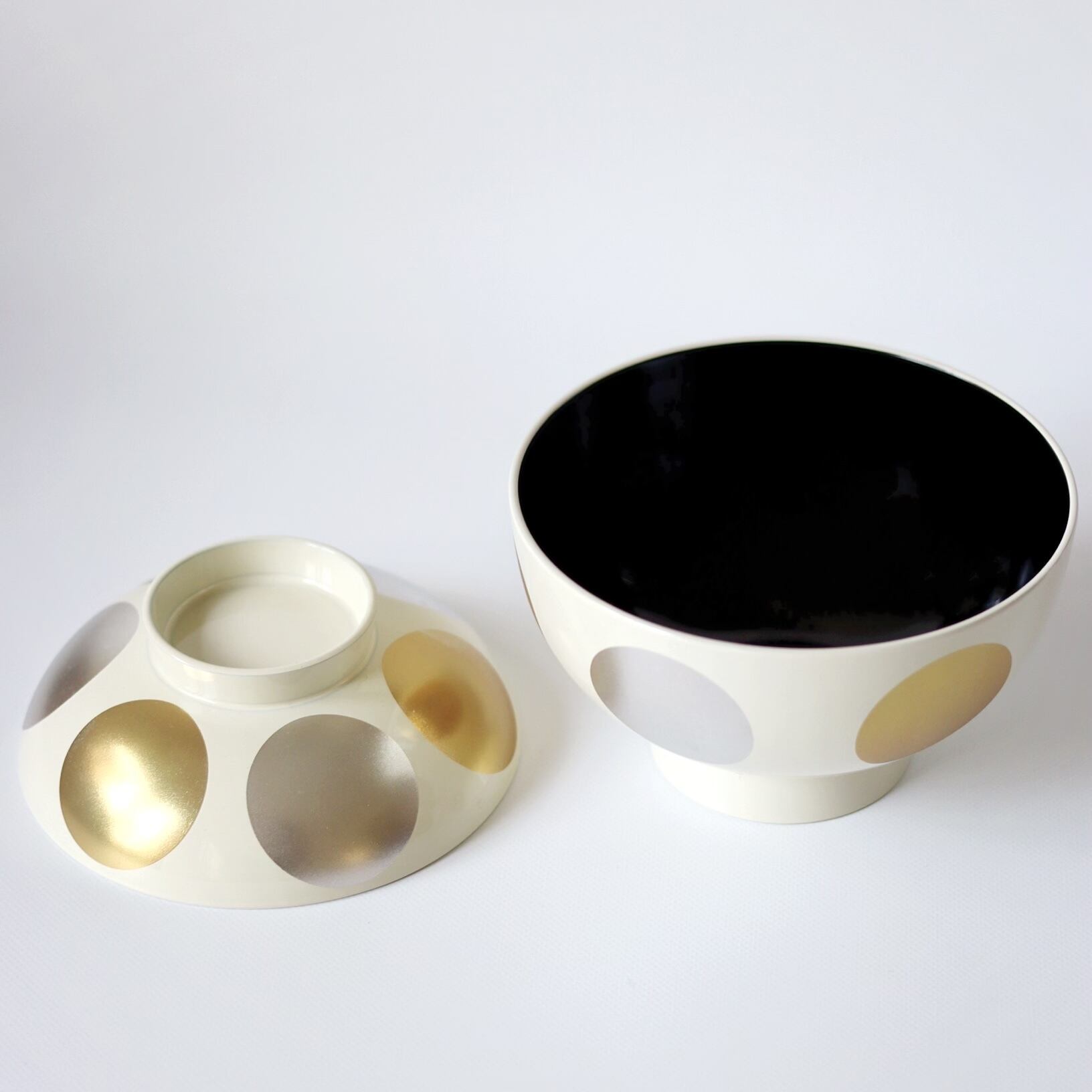 越前漆器 日月椀 白内黒 | Floraison Table フロレゾンテーブル