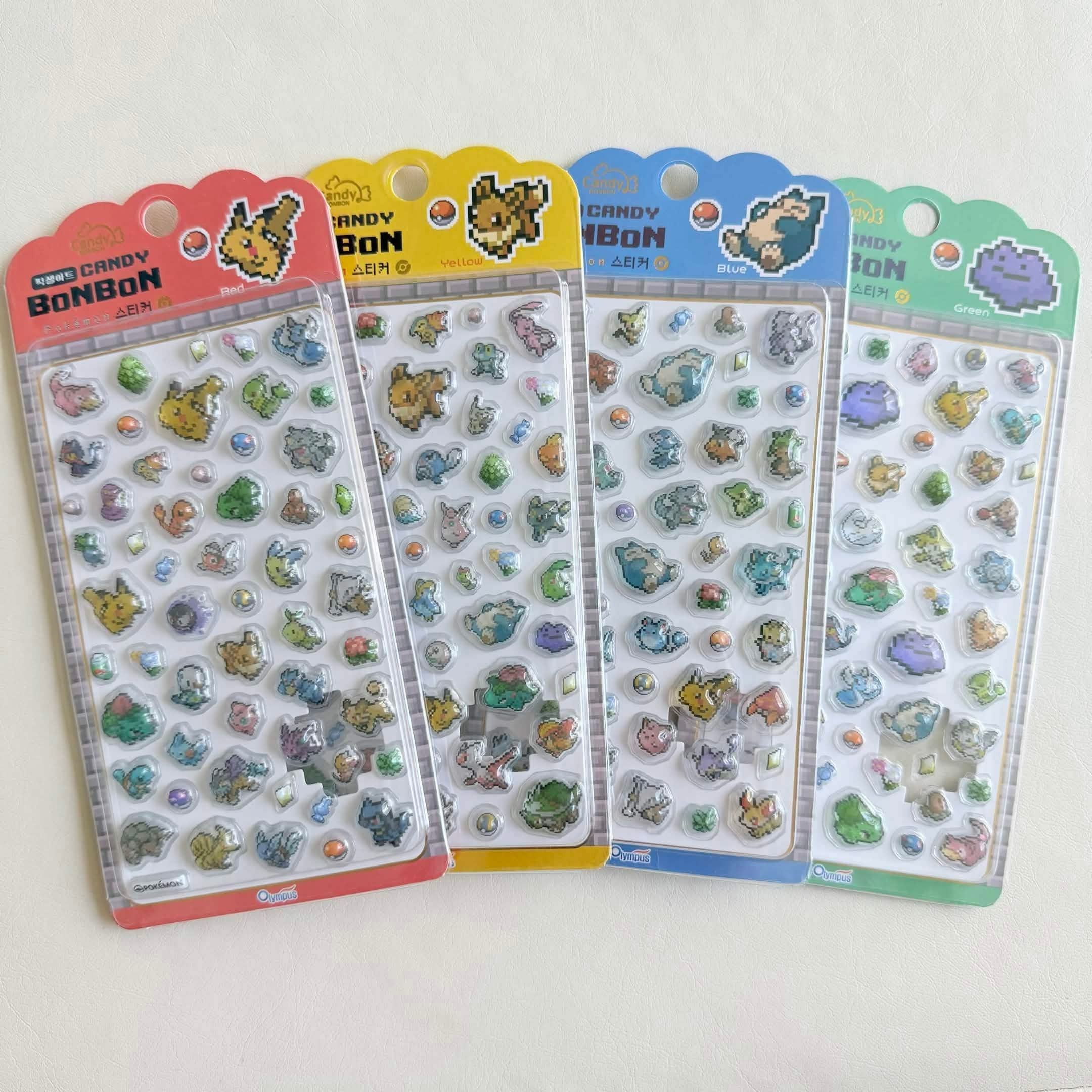韓国限定】ポケモンピクセルシールセット | シールステーション