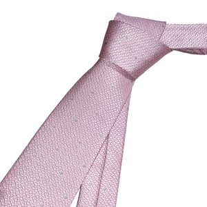 HERMES “Heart” pattern silk tie