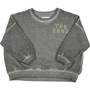 piupiuchick / "the gang" washed grey  sweatshirt / Kids