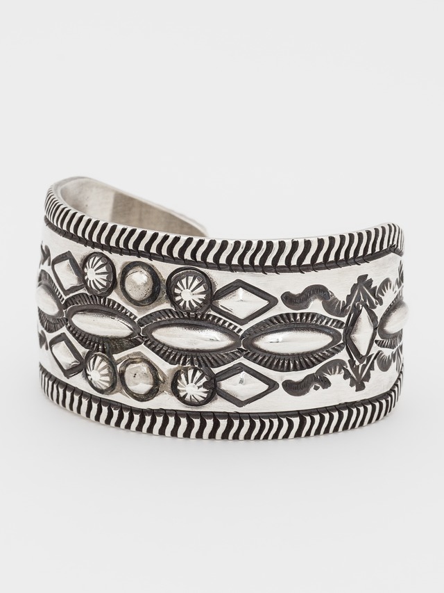Repousse & Stamped Bangle