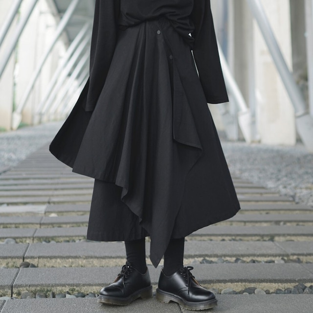 asymmetric design skirt（アシンメトリーデザインスカート）-b1322