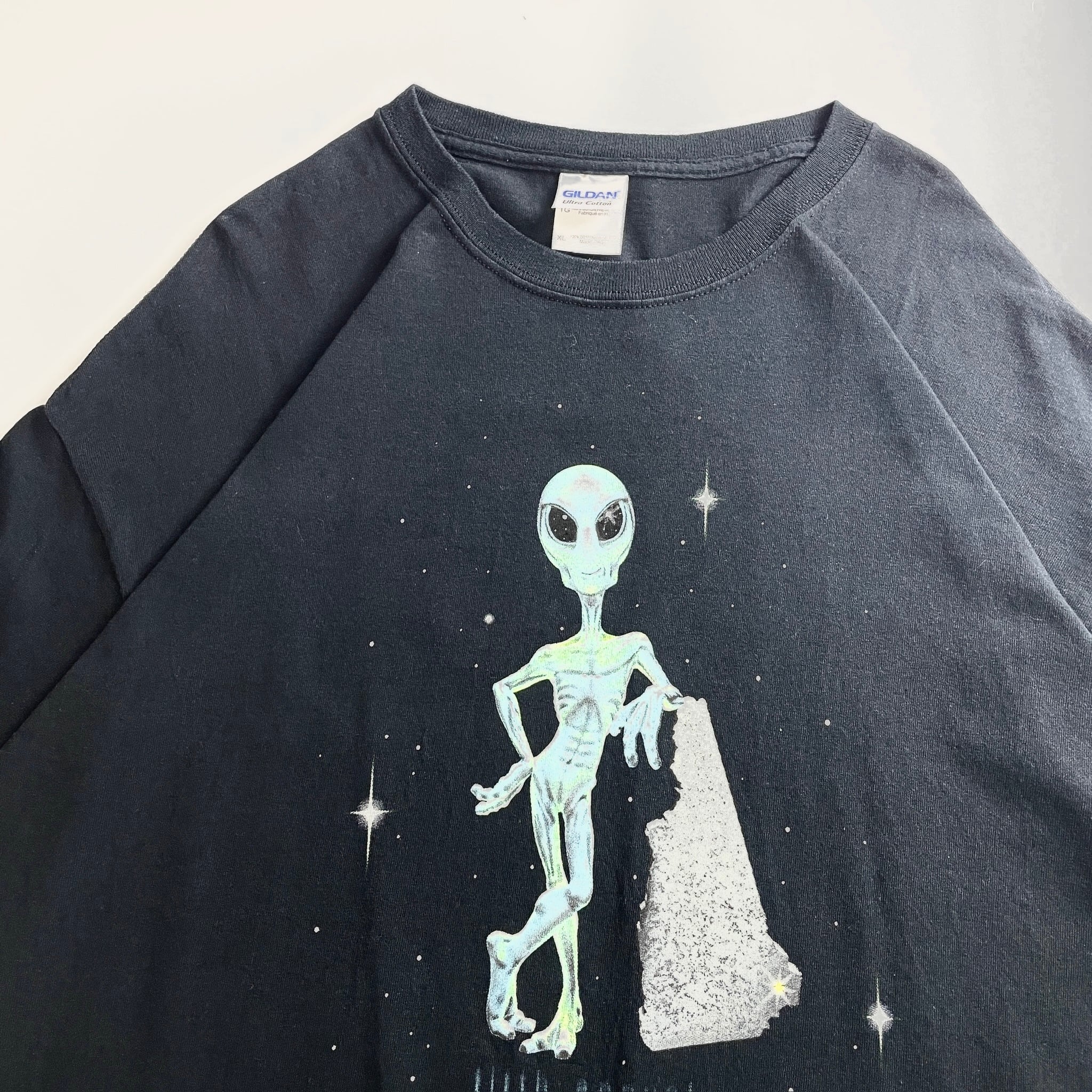 10s Alien Graphic Tee Black