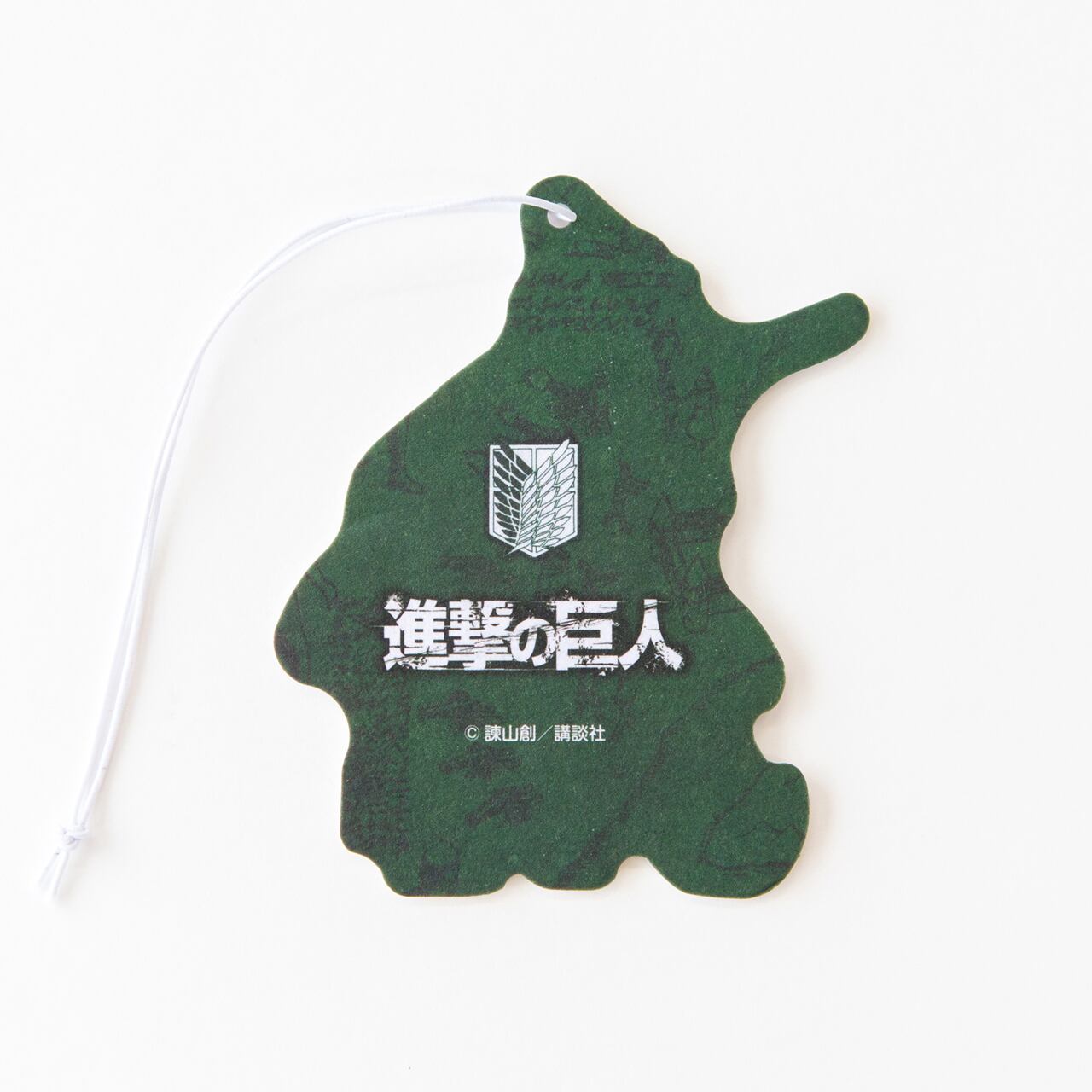 ☆進撃の巨人 ブレスレット オリーブ 緑 グリーン リール付きネック