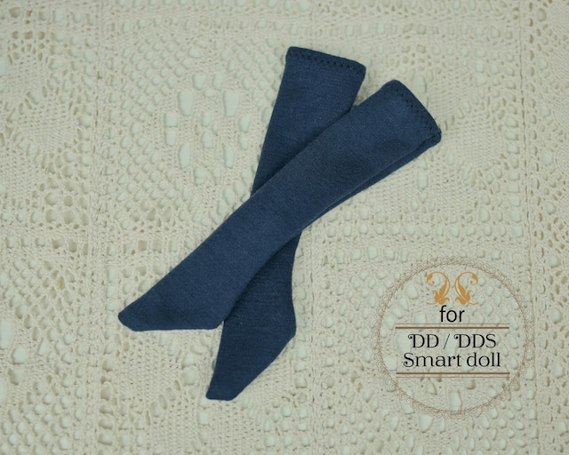 DD / DDS / Smartdoll対応OF ハイソックス（紺色） High socks（dark blue）