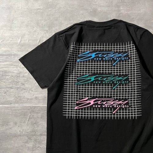 タグ付 STUSSY / back print T-shirt size M