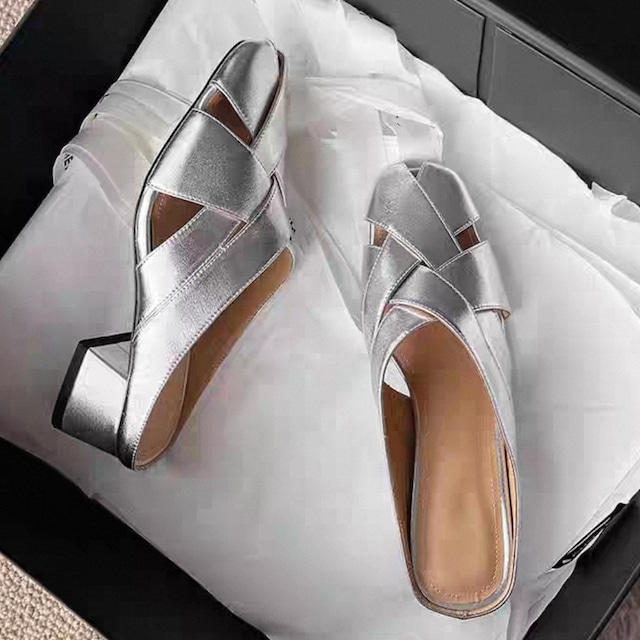 Fairy Low heels Leather Sandals   Shoes 125307