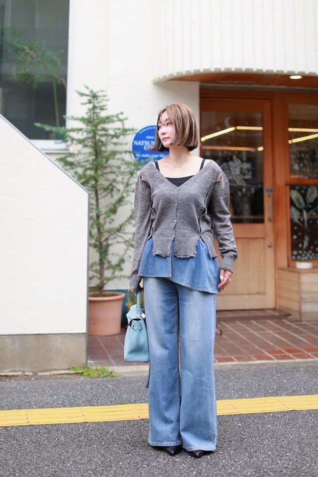 (select）フリルレイヤードパンツ