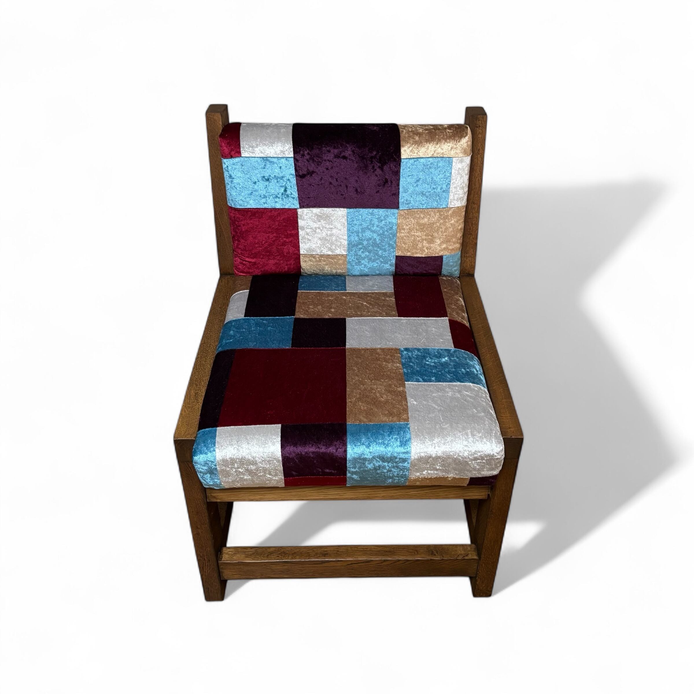 Velour Patchwork Chair