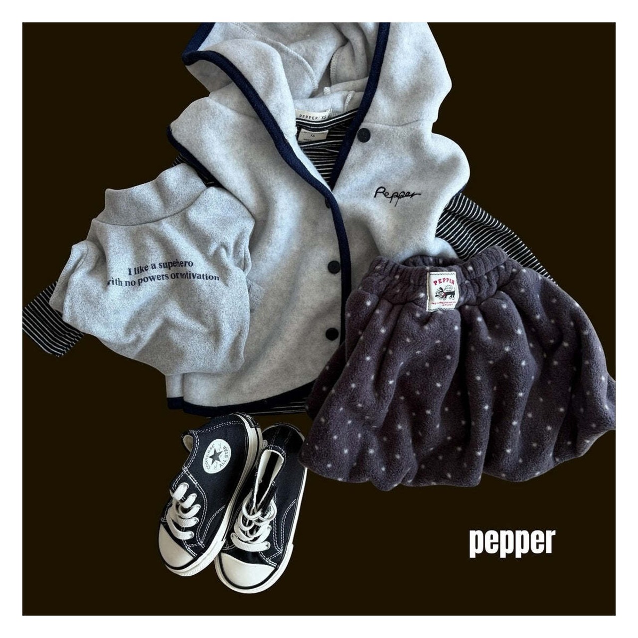 【取寄】PEPPER モチパンプキン｜冬服｜韓国子供服