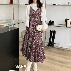 小花柄　キャミワンピース   AJ−33287-2105