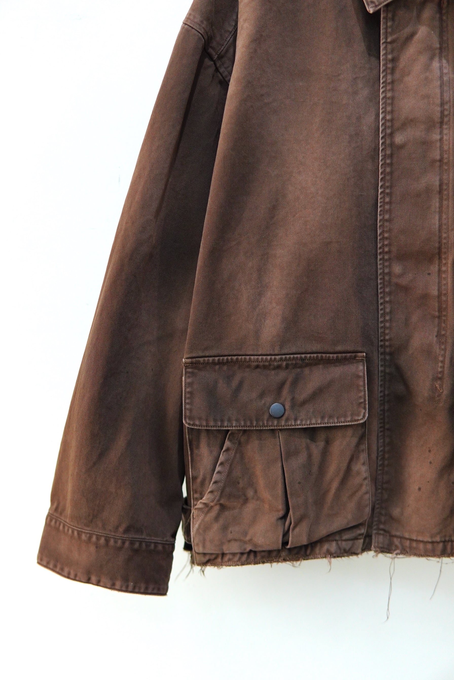 ANCELLM / HIGHCOUNT DRILL AGING JACKET / ANC-JK80 | POETRY