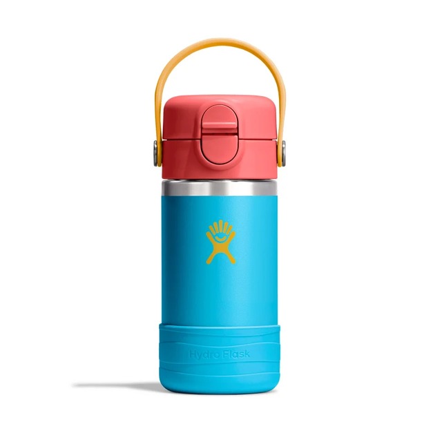 Hydro Flask（ハイドロフラスク）12 oz Kids Wide Mouth Covered Cap  -Blue Jay　フラスク・水筒