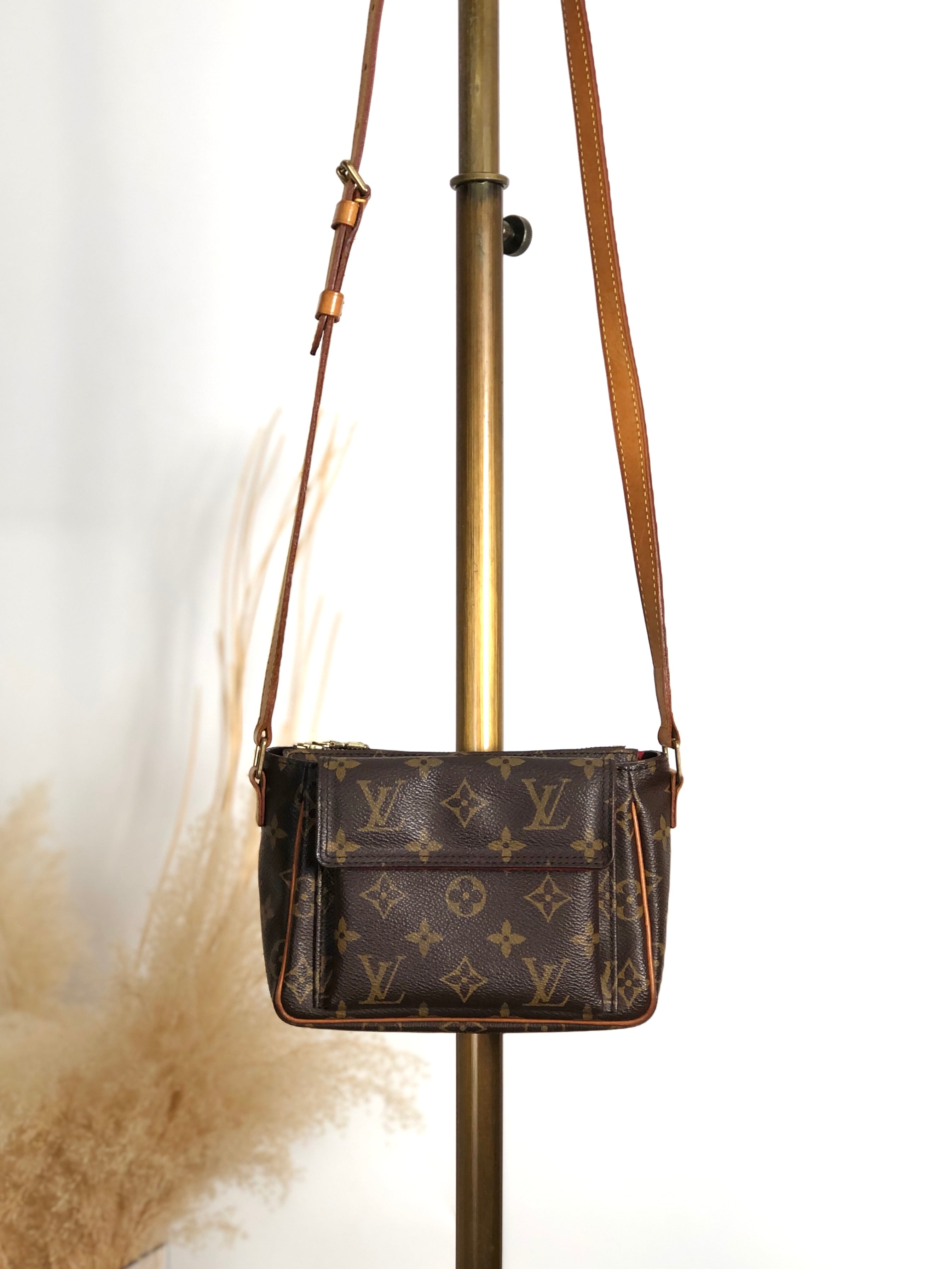 レア！ヴィンテージLOUIS VUITTON モノグラム ショルダーバッグ LOUIS VUITTON ルイヴィトン モノグラム ショルダーバッグ ブラウン