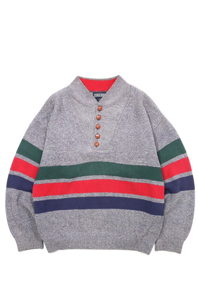USED 90s LAND’S END Henryneck knit sweater