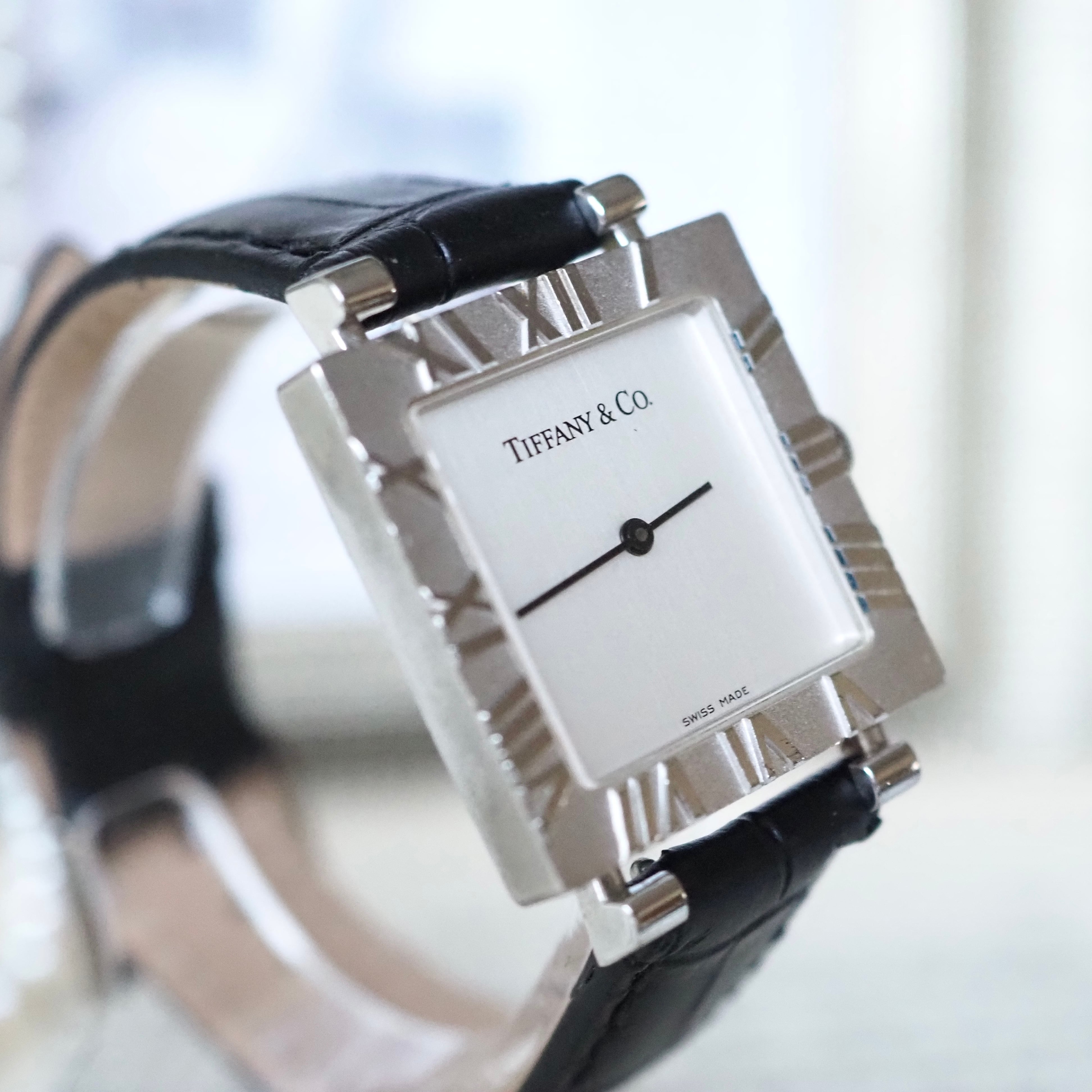 Tiffany&Co. ティファニー アトラススクエア 銀無垢 ユニセックス