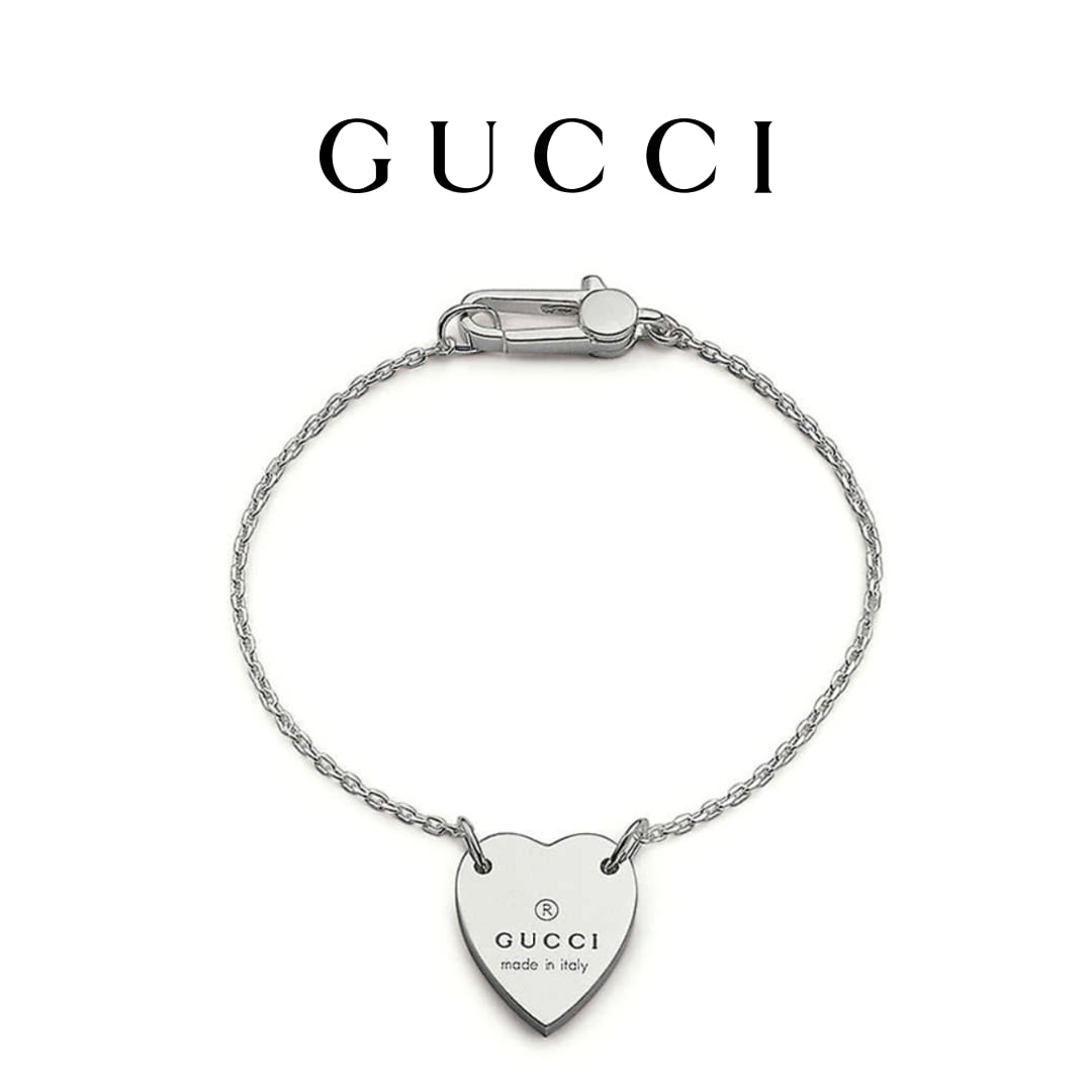 GUCCI ハートプレートブレスレット レディース AX1246 | 正規ブランド 