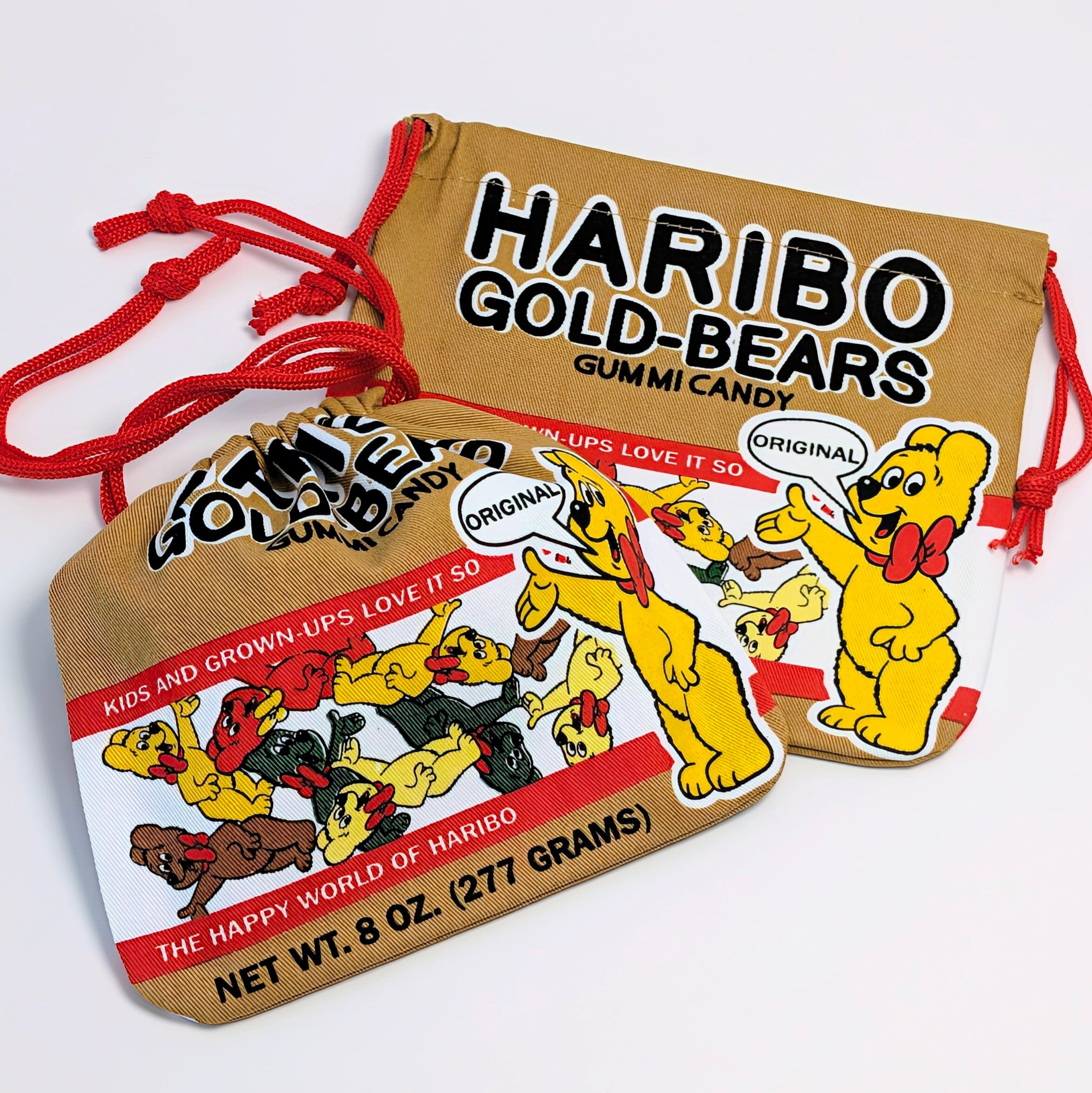 ✨️可愛すぎて何枚も欲しい♡✨️アメリカンキャラクターPURSE【 HARIBO（ハリボー）】巾着袋 〚アメリカン雑貨 アメトイ〛