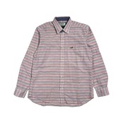 Crocodile クロコダイル JAPAN FABRIC ボーダー 長袖 シャツ M /メンズ