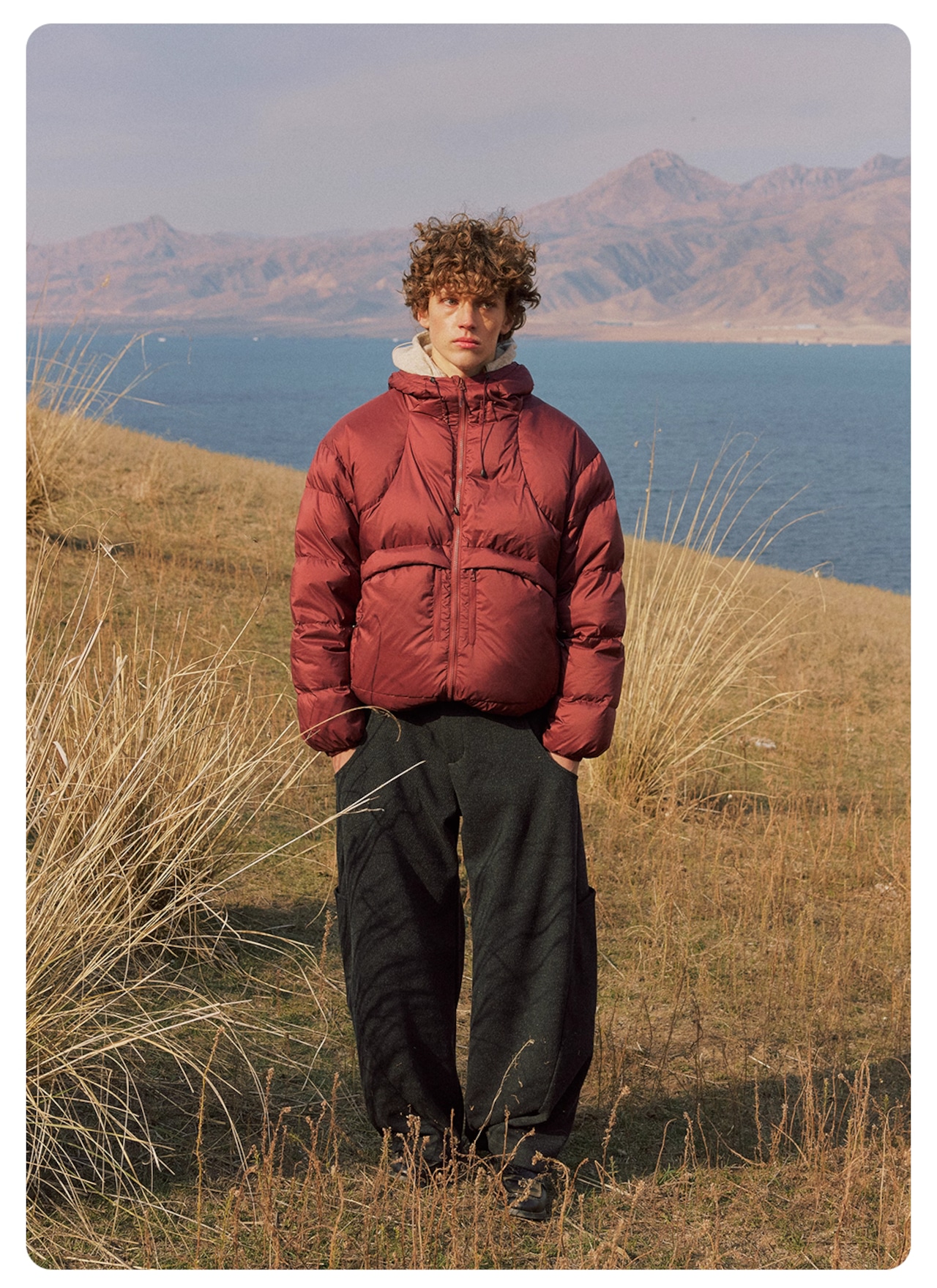 NORYBRAND Hooded Puffy Down Jacket