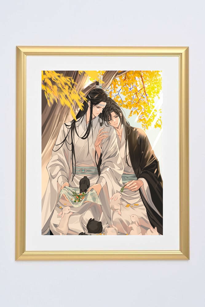 受注生産】大河幻想ラジオドラマ魔道祖師 額装付きオーロラポスター