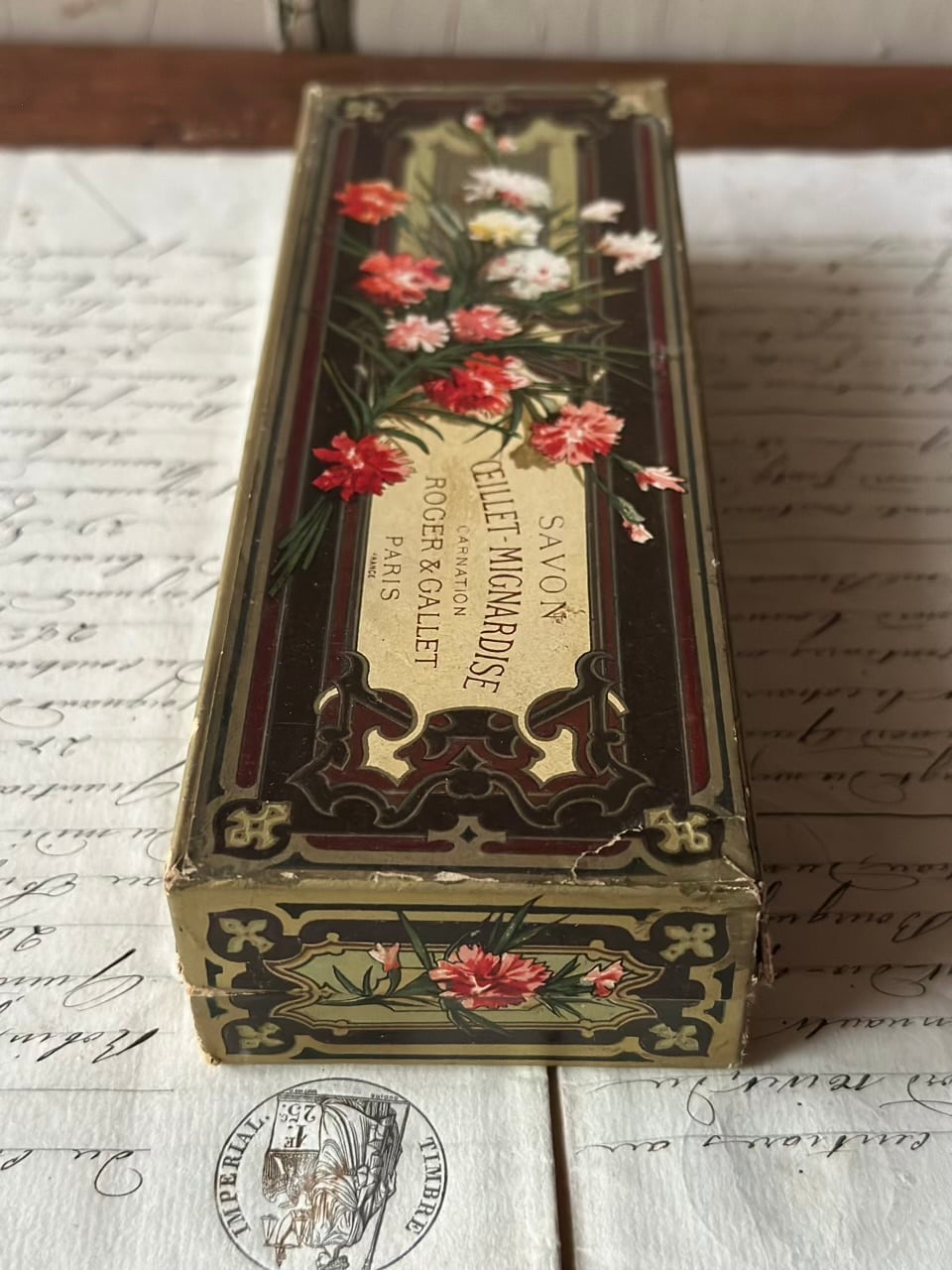 ROGER&GALLET 石鹸入り紙箱 ロジェガレ | Brocante de La Cocotte