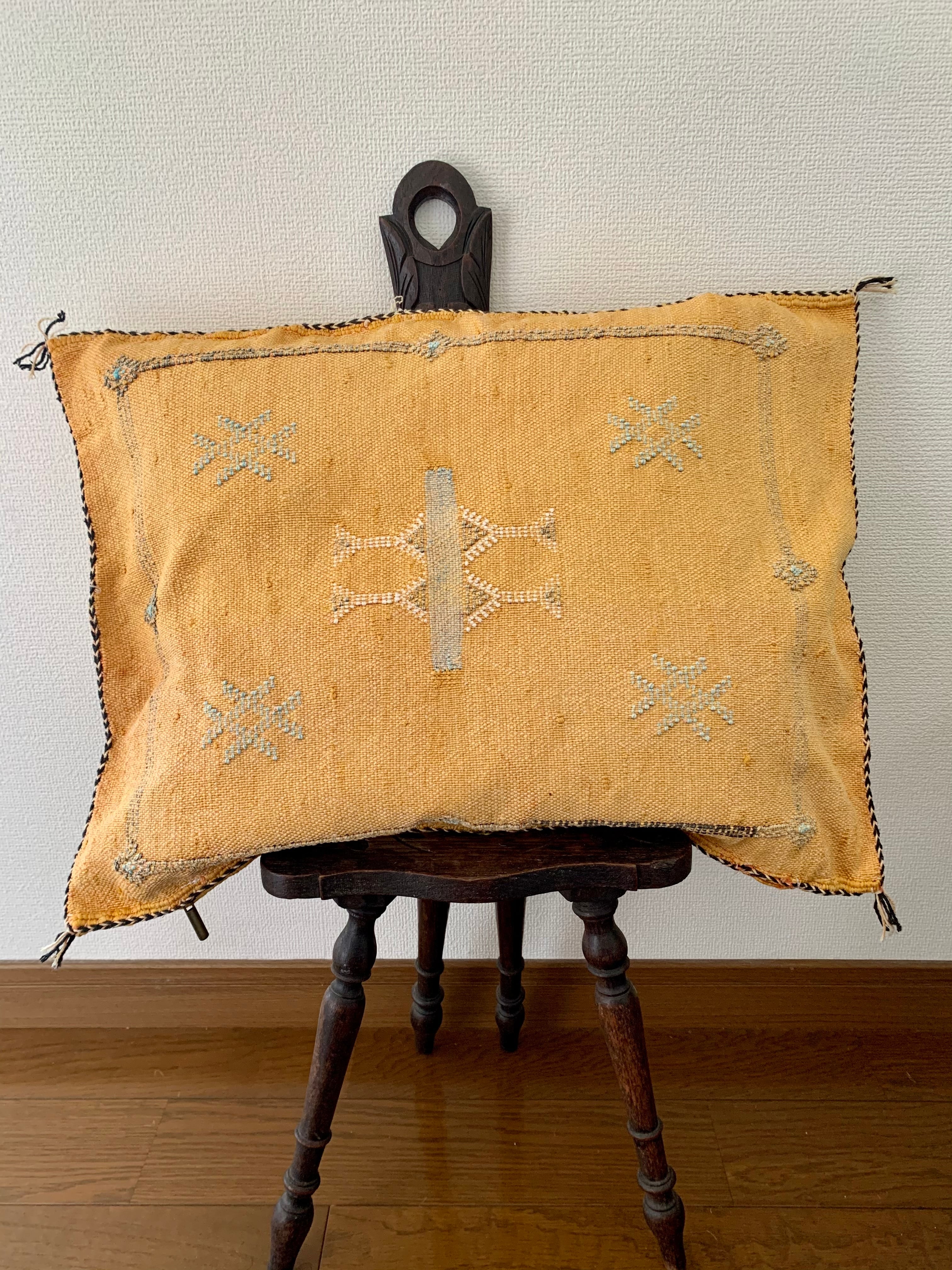 モロッコサブラクッションカバーB(やまぶき)