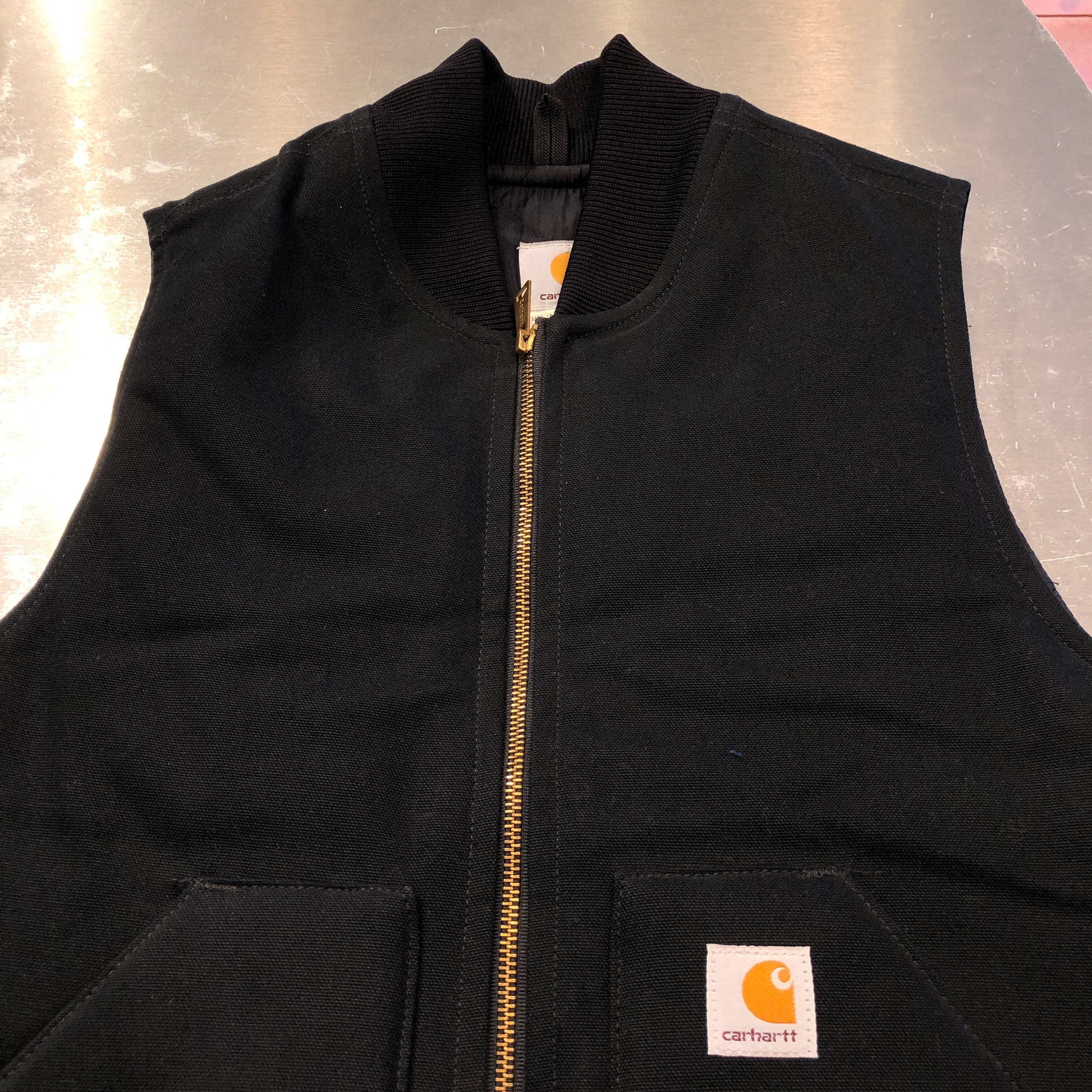 ⊕CARHARTT DUCK VEST ”BLACK