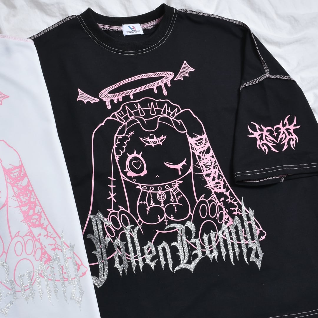 5/13 完売→再入荷！】新作☆Fallen BunnyステッチTシャツ