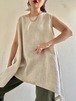 "Each Price Market" Vintage Linen Design Top