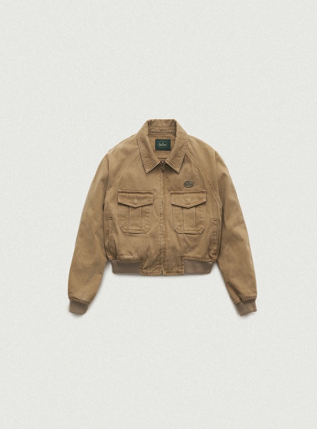 [The Barnnet] Tessie Cotton Blouson_Camel 正規品 韓国ブランド 韓国通販 韓国代行 韓国ファッション ザ バーネット ザバーネット 日本 店舗